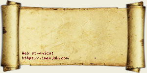 Isidora Pantović vizit kartica